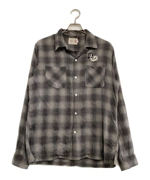 Hysteric Glamour（ヒステリックグラマー）Hysteric Glamour (ヒステリックグラマー) 長袖シャツ グレー サイズ:Lの古着・服飾アイテム