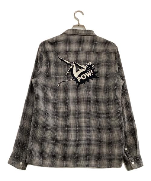 Hysteric Glamour（ヒステリックグラマー）Hysteric Glamour (ヒステリックグラマー) 長袖シャツ グレー サイズ:Lの古着・服飾アイテム