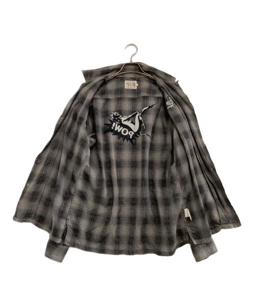 Hysteric Glamour（ヒステリックグラマー）Hysteric Glamour (ヒステリックグラマー) 長袖シャツ グレー サイズ:Lの古着・服飾アイテム