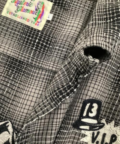 Hysteric Glamour（ヒステリックグラマー）Hysteric Glamour (ヒステリックグラマー) 長袖シャツ グレー サイズ:Lの古着・服飾アイテム
