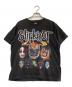 P.K. SPORTS（ピー・ケー・スポーツ）の古着「半袖Tシャツ　Slipknot」｜ブラック