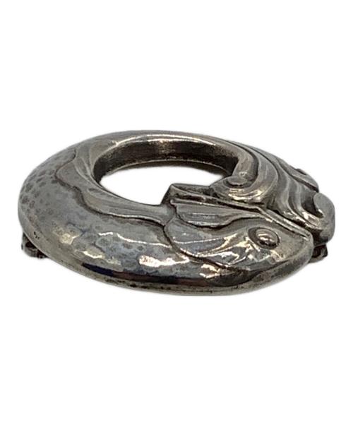 Georg Jensen（ジョージジェンセン）Georg Jensen (ジョージジェンセン) ブローチ　魚デザインの古着・服飾アイテム