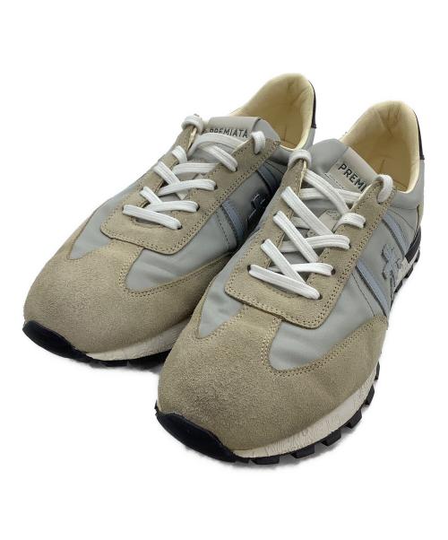 PREMIATA（プレミアータ）PREMIATA (プレミアータ) ローカットスニーカー　ホ グレー×ベージュ サイズ:43の古着・服飾アイテム