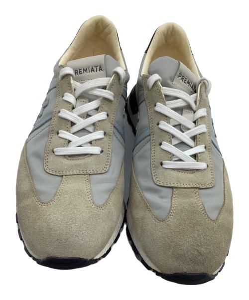 PREMIATA（プレミアータ）PREMIATA (プレミアータ) ローカットスニーカー　ホ グレー×ベージュ サイズ:43の古着・服飾アイテム
