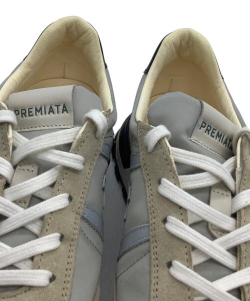 PREMIATA（プレミアータ）PREMIATA (プレミアータ) ローカットスニーカー　ホ グレー×ベージュ サイズ:43の古着・服飾アイテム