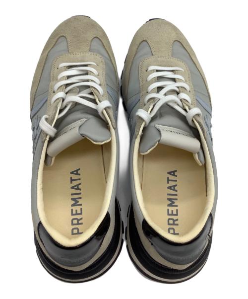 PREMIATA（プレミアータ）PREMIATA (プレミアータ) ローカットスニーカー　ホ グレー×ベージュ サイズ:43の古着・服飾アイテム