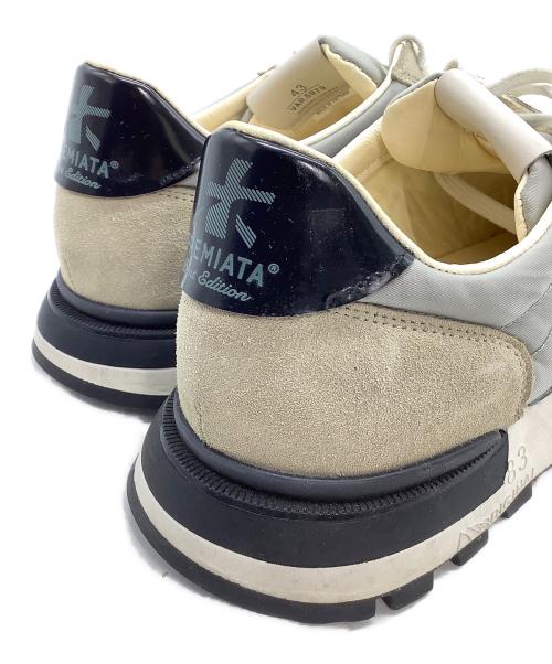 PREMIATA（プレミアータ）PREMIATA (プレミアータ) ローカットスニーカー　ホ グレー×ベージュ サイズ:43の古着・服飾アイテム
