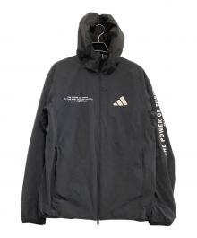 adidas（アディダス）の古着「フーデッドジャケット」｜ブラック
