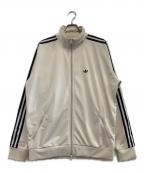 adidasアディダス）の古着「トラックジャケット」｜ネイビー×ベージュ