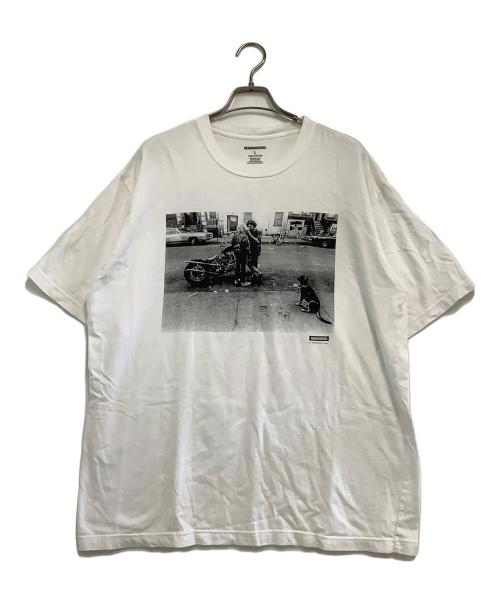 NEIGHBORHOOD（ネイバーフッド）NEIGHBORHOOD (ネイバーフッド) 半袖Tシャツ ホワイト サイズ:Lの古着・服飾アイテム