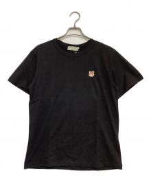 maison kitsune（メゾンキツネ）の古着「半袖Tシャツ」｜ブラック