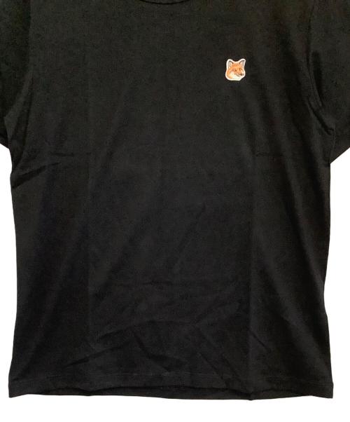 maison kitsune（メゾンキツネ）MAISON KITSUNE (メゾンキツネ) 半袖Tシャツ ブラック サイズ:S 未使用品の古着・服飾アイテム