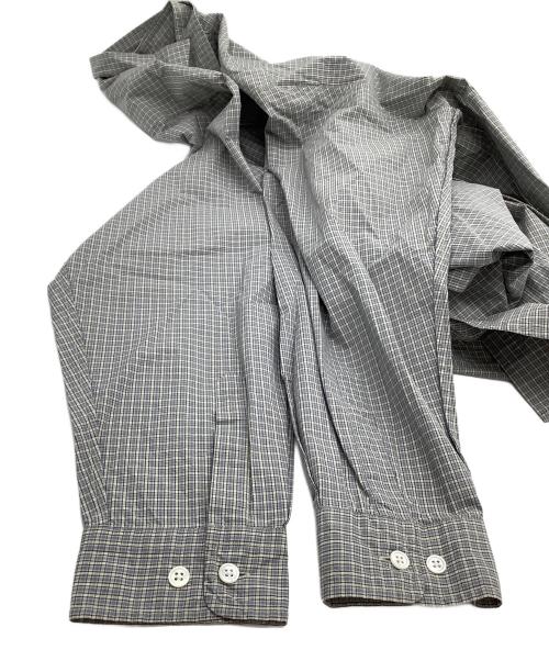 STEVEN ALAN（スティーブンアラン）STEVEN ALAN (スティーブンアラン) 長袖シャツ　チェック グレー サイズ:L 未使用品の古着・服飾アイテム