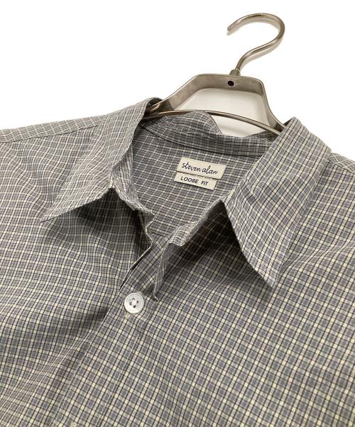 STEVEN ALAN（スティーブンアラン）STEVEN ALAN (スティーブンアラン) 長袖シャツ　チェック グレー サイズ:L 未使用品の古着・服飾アイテム