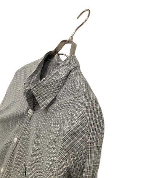 STEVEN ALAN（スティーブンアラン）STEVEN ALAN (スティーブンアラン) 長袖シャツ　チェック グレー サイズ:L 未使用品の古着・服飾アイテム