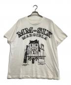 MM6 Maison Margielaエムエムシックスメゾンマルジェラ）の古着「半袖Tシャツ」｜ホワイト