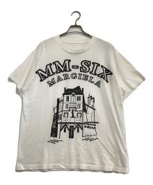 MM6 Maison Margiela（エムエムシックスメゾンマルジェラ）の古着「半袖Tシャツ」｜ホワイト