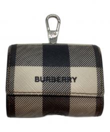 BURBERRY（バーバリー）の古着「イヤホンケース チェック」｜ベージュ