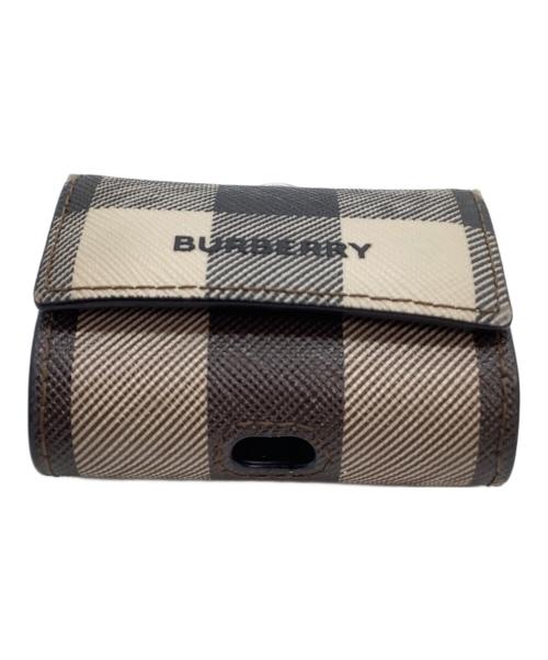 BURBERRY（バーバリー）BURBERRY (バーバリー) イヤホンケース チェック ベージュの古着・服飾アイテム