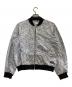 adidas（アディダス）の古着「ジャケット　総柄」｜ブラック×ホワイト