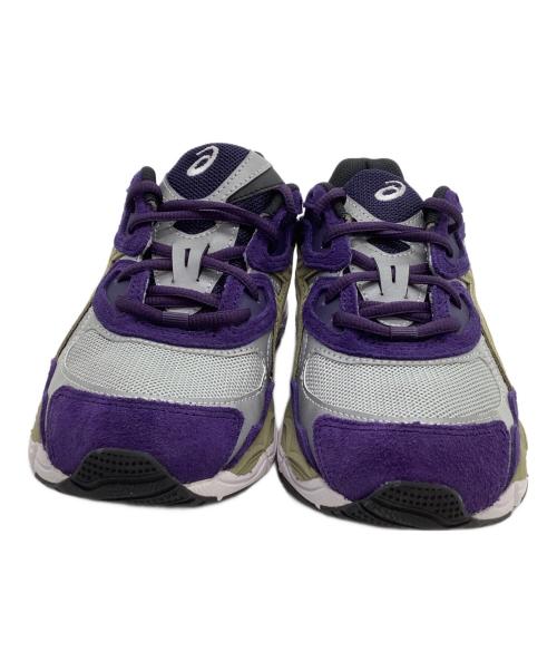 asics（アシックス）asics (アシックス) スニーカー パープル×グレー サイズ:24.5の古着・服飾アイテム