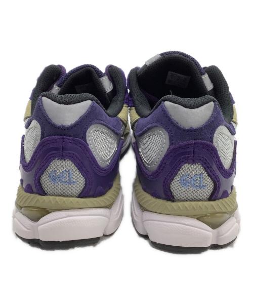asics（アシックス）asics (アシックス) スニーカー パープル×グレー サイズ:24.5の古着・服飾アイテム