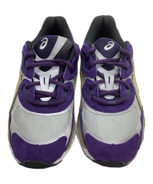 asics（アシックス）asics (アシックス) スニーカー パープル×グレー サイズ:24.5の古着・服飾アイテム