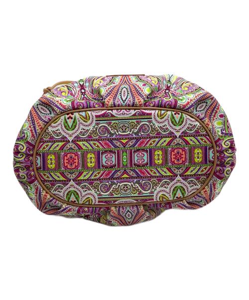 ETRO（エトロ）ETRO (エトロ) 巾着ショルダーバッグ イエロー×レッドの古着・服飾アイテム