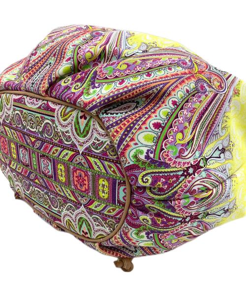 ETRO（エトロ）ETRO (エトロ) 巾着ショルダーバッグ イエロー×レッドの古着・服飾アイテム