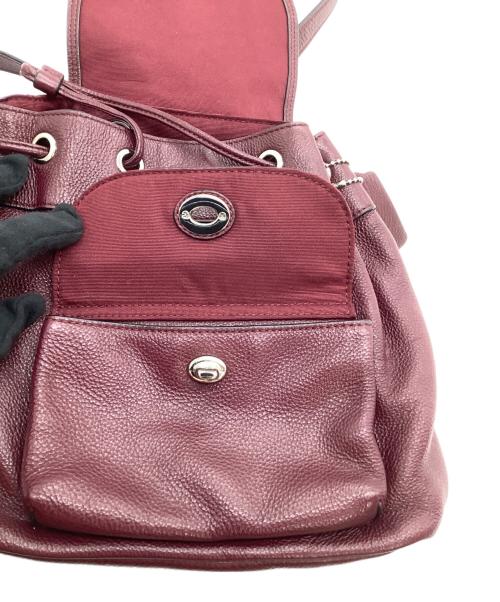 COACH（コーチ）COACH (コーチ) リュック ボルドーの古着・服飾アイテム