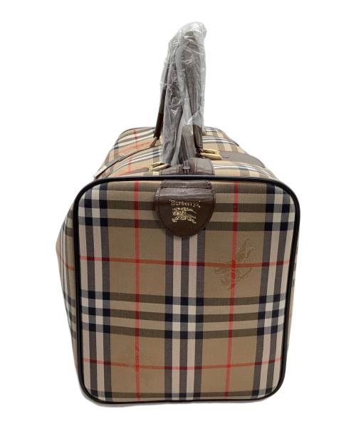 Burberry's（バーバリーズ）Burberry's (バーバリーズ) ミニボストンバッグ　ノバチェック ベージュ 未使用品の古着・服飾アイテム