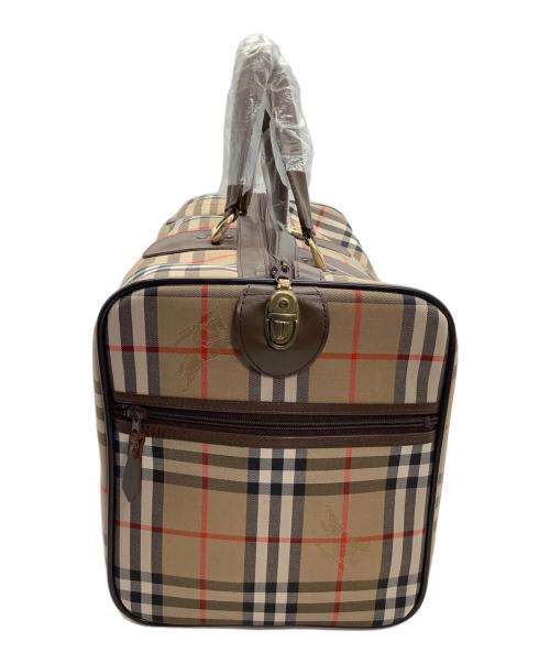 Burberry's（バーバリーズ）Burberry's (バーバリーズ) ミニボストンバッグ　ノバチェック ベージュ 未使用品の古着・服飾アイテム