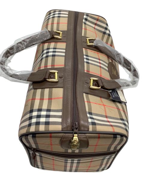 Burberry's（バーバリーズ）Burberry's (バーバリーズ) ミニボストンバッグ　ノバチェック ベージュ 未使用品の古着・服飾アイテム