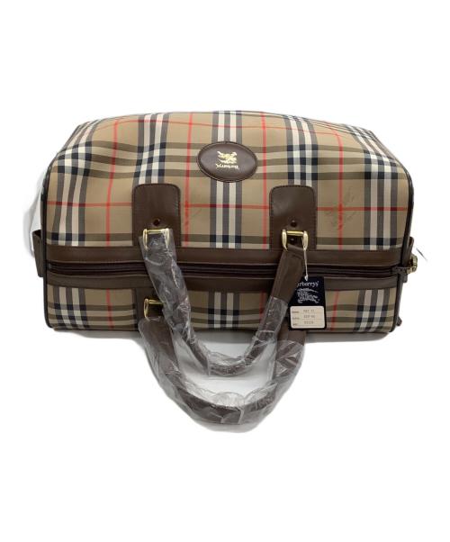 Burberry's（バーバリーズ）Burberry's (バーバリーズ) ミニボストンバッグ　ノバチェック ベージュ 未使用品の古着・服飾アイテム
