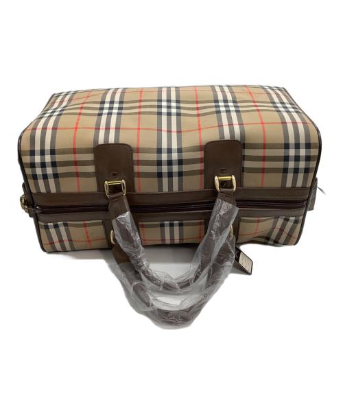 Burberry's（バーバリーズ）Burberry's (バーバリーズ) ミニボストンバッグ　ノバチェック ベージュ 未使用品の古着・服飾アイテム