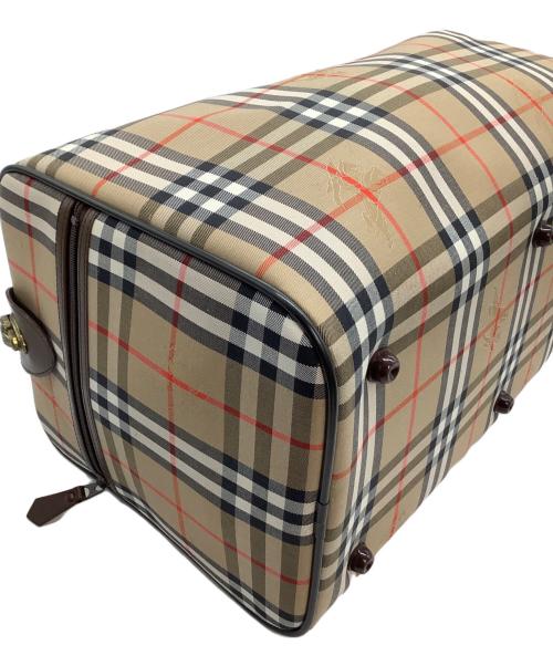 Burberry's（バーバリーズ）Burberry's (バーバリーズ) ミニボストンバッグ　ノバチェック ベージュ 未使用品の古着・服飾アイテム