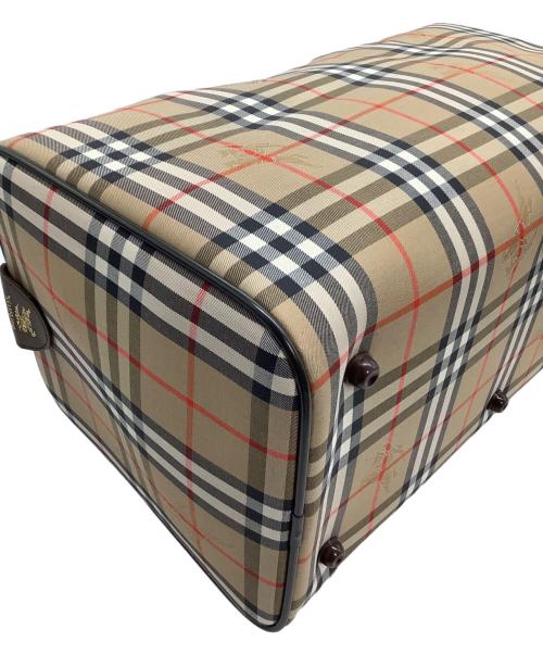 Burberry's（バーバリーズ）Burberry's (バーバリーズ) ミニボストンバッグ　ノバチェック ベージュ 未使用品の古着・服飾アイテム