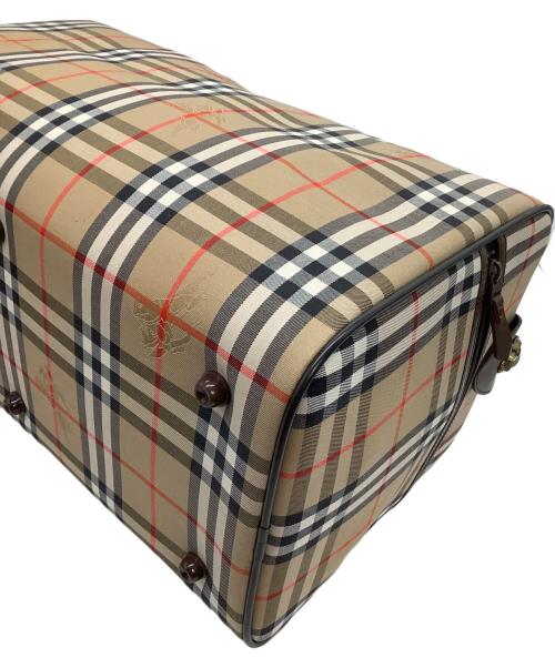 Burberry's（バーバリーズ）Burberry's (バーバリーズ) ミニボストンバッグ　ノバチェック ベージュ 未使用品の古着・服飾アイテム