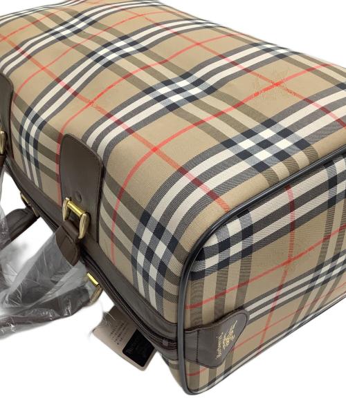Burberry's（バーバリーズ）Burberry's (バーバリーズ) ミニボストンバッグ　ノバチェック ベージュ 未使用品の古着・服飾アイテム