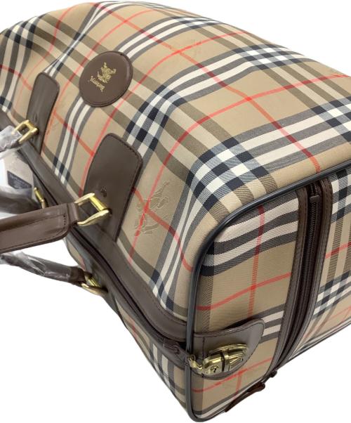 Burberry's（バーバリーズ）Burberry's (バーバリーズ) ミニボストンバッグ　ノバチェック ベージュ 未使用品の古着・服飾アイテム