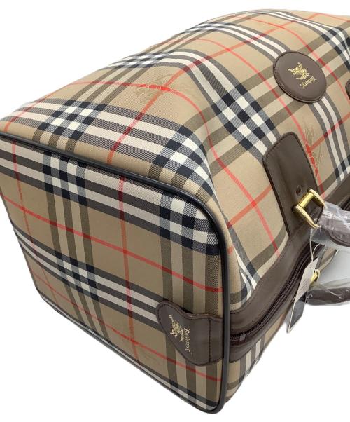 Burberry's（バーバリーズ）Burberry's (バーバリーズ) ミニボストンバッグ　ノバチェック ベージュ 未使用品の古着・服飾アイテム