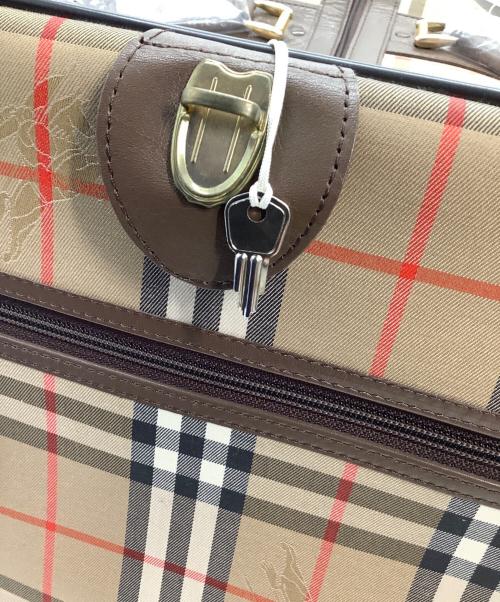 Burberry's（バーバリーズ）Burberry's (バーバリーズ) ミニボストンバッグ　ノバチェック ベージュ 未使用品の古着・服飾アイテム