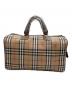 Burberry's (バーバリーズ) ミニボストンバッグ　ノバチェック ベージュ 未使用品：17000円