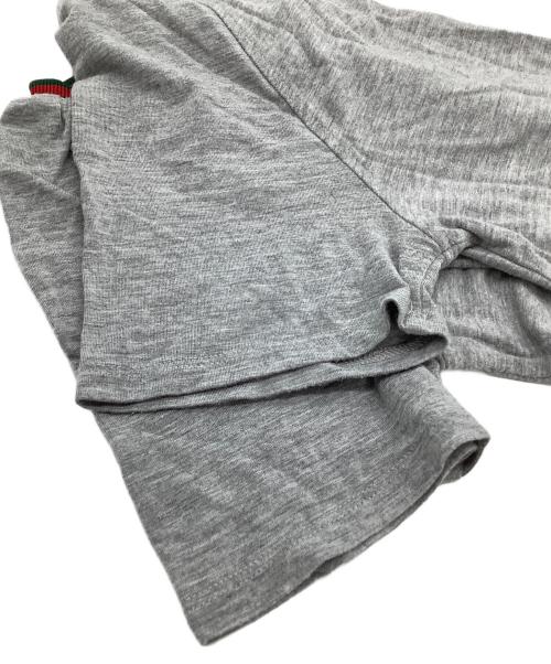 GUCCI（グッチ）GUCCI (グッチ) 半袖カットソー　リボン グレー サイズ:12の古着・服飾アイテム
