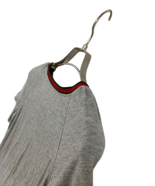 GUCCI（グッチ）GUCCI (グッチ) 半袖カットソー　リボン グレー サイズ:12の古着・服飾アイテム