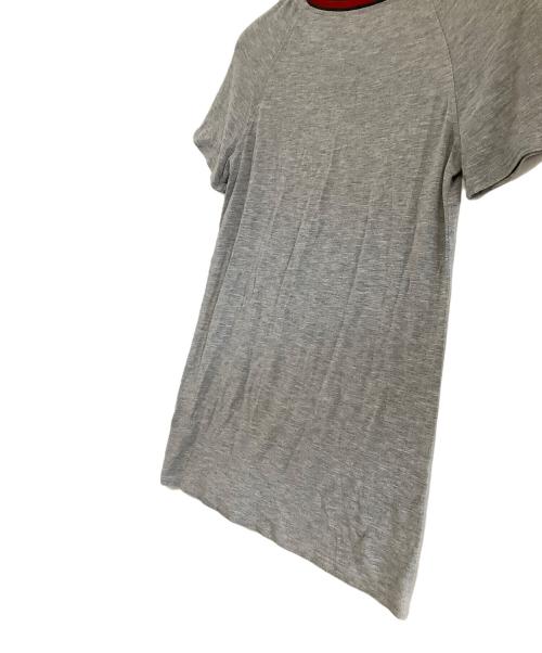 GUCCI（グッチ）GUCCI (グッチ) 半袖カットソー　リボン グレー サイズ:12の古着・服飾アイテム