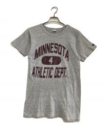 Champion（チャンピオン）の古着「半袖Tシャツ　MINNESOTA」｜グレー