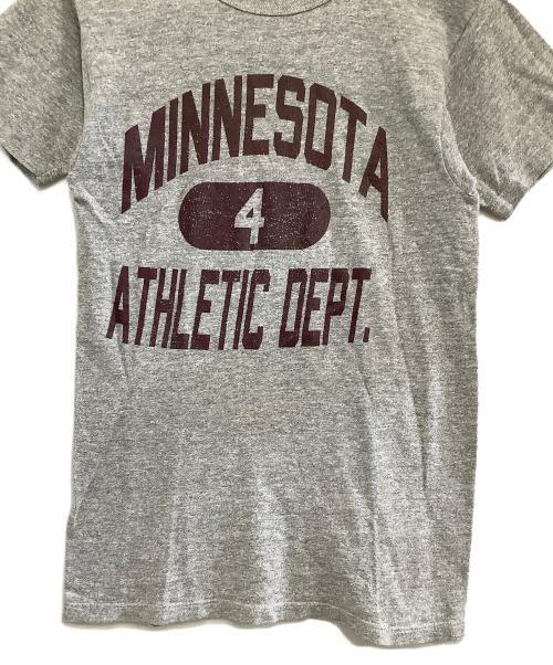 Champion（チャンピオン）Champion (チャンピオン) 半袖Tシャツ　MINNESOTA グレー サイズ:Sの古着・服飾アイテム
