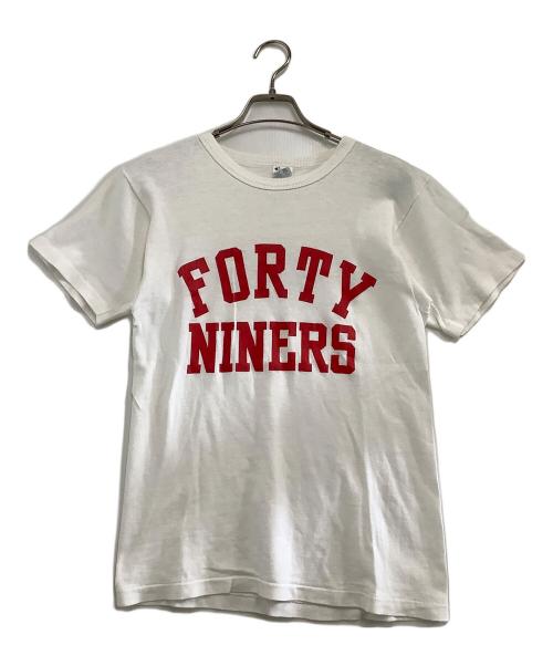Champion（チャンピオン）Champion (チャンピオン) 半袖Tシャツ　FORTY NINERS レッド×ホワイト サイズ:Sの古着・服飾アイテム