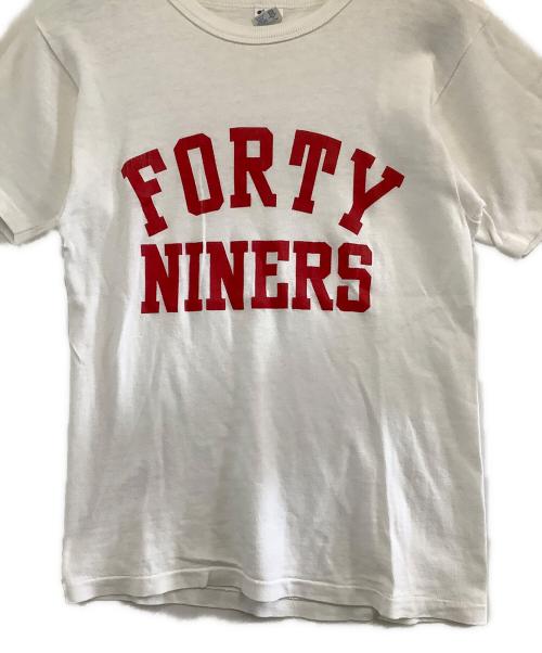 Champion（チャンピオン）Champion (チャンピオン) 半袖Tシャツ　FORTY NINERS レッド×ホワイト サイズ:Sの古着・服飾アイテム